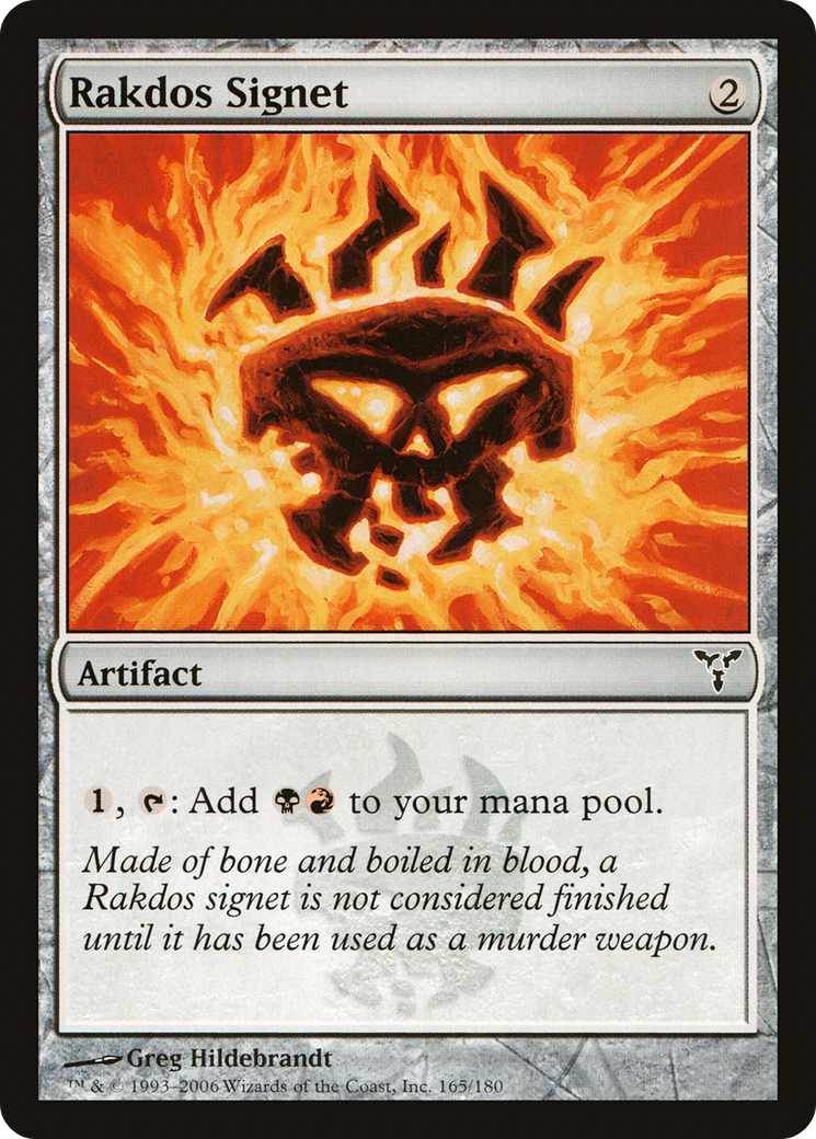 Rakdos Signet (DIS-165) [Dissension] Foil MTG Single Wizards of the Coast