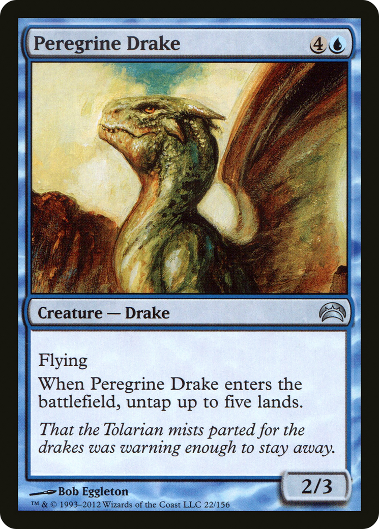 Peregrine Drake (PC2-022) [Misc] Planechase 2012 Foil MTG Single Wizards of the Coast