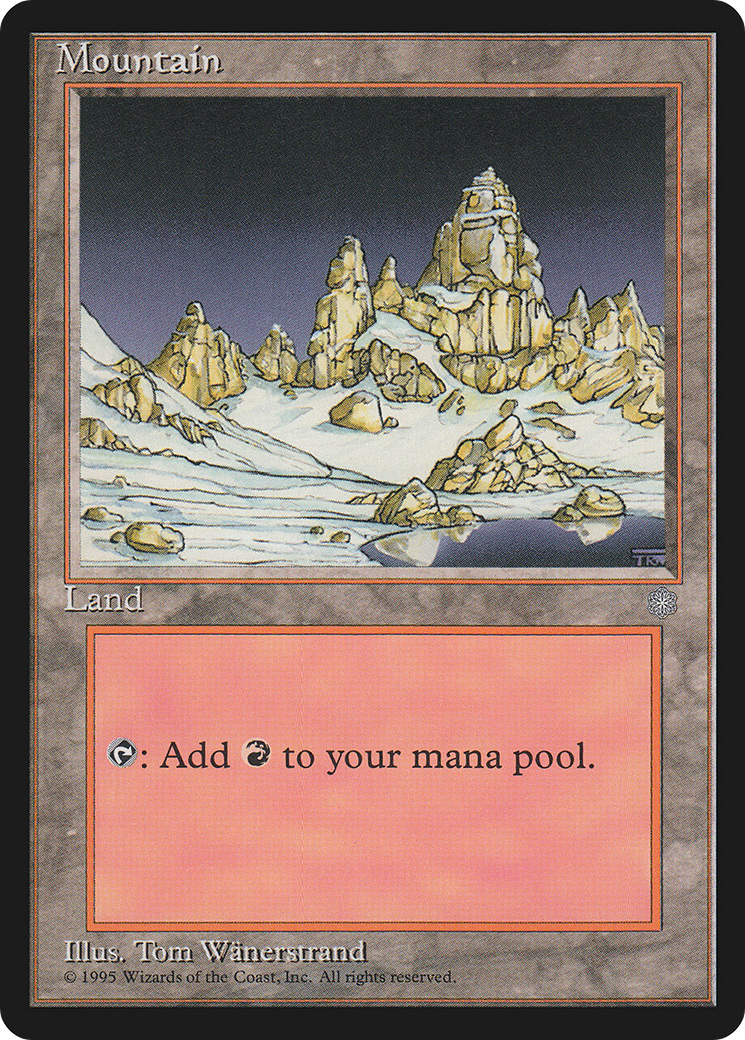 Mountain (ICE-378) [Ice Age] MTG Single Wizards of the Coast