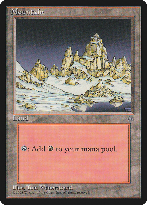 Mountain (ICE-378) [Ice Age] MTG Single Wizards of the Coast
