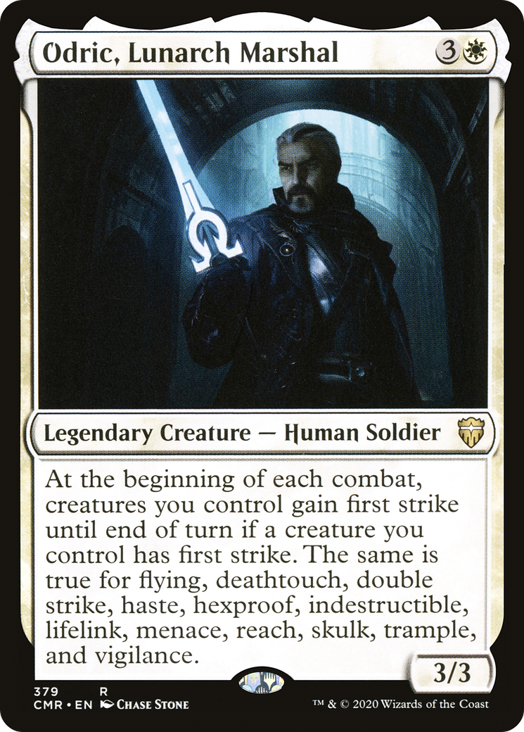 Odric, Lunarch Marshal (CMR-379) [Commander Legends] MTG Single Wizards of the Coast