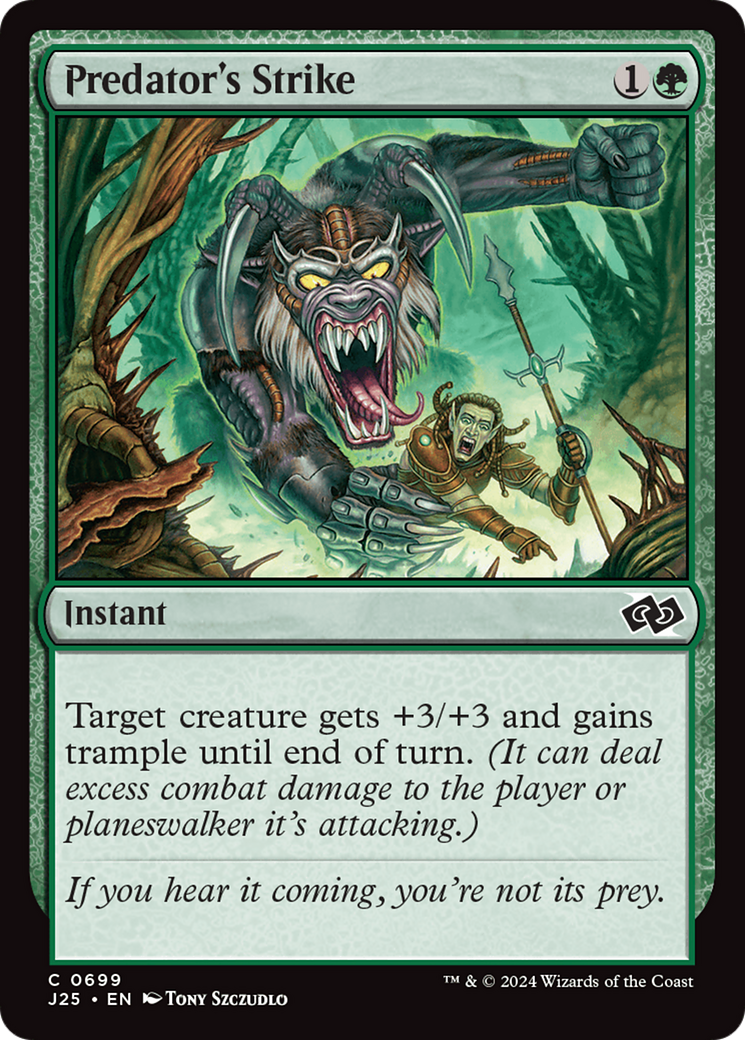 Predator's Strike (J25-699) [Foundations Jumpstart] MTG Single Wizards of the Coast