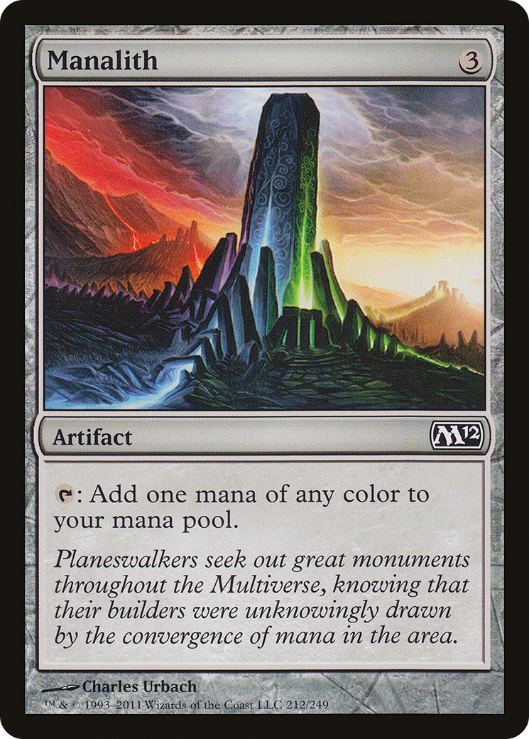 Manalith (M12-212) [Magic 2012] Foil MTG Single Wizards of the Coast