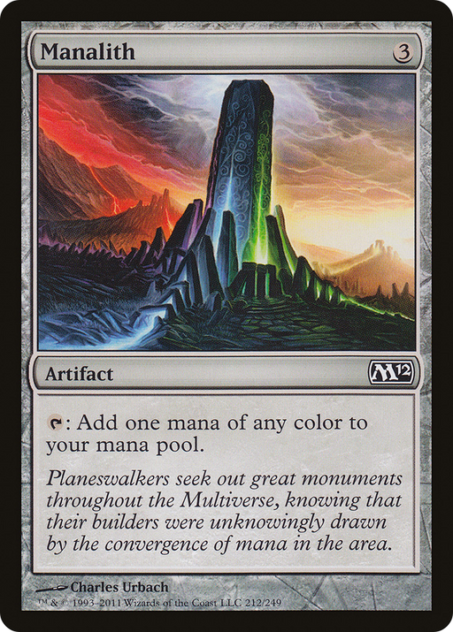 Manalith (M12-212) [Magic 2012] MTG Single Wizards of the Coast