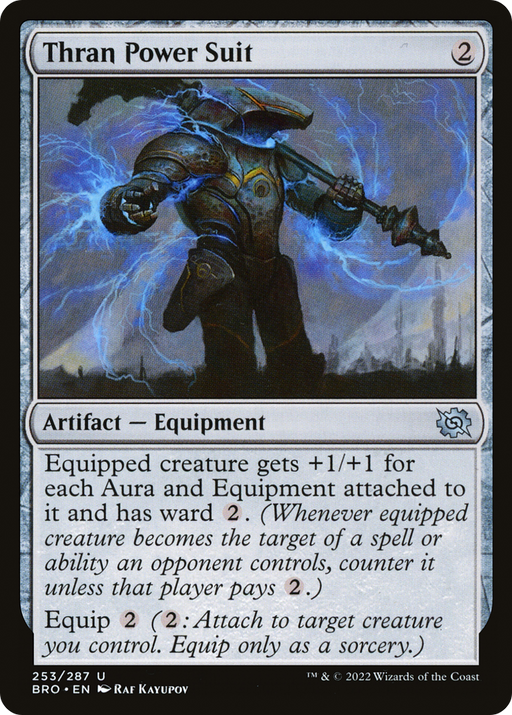 Thran Power Suit (BRO-253) [The Brothers' War] MTG Single Wizards of the Coast