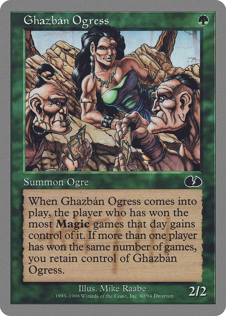 Ghazban Ogress [Unglued] MTG Single Magic: The Gathering