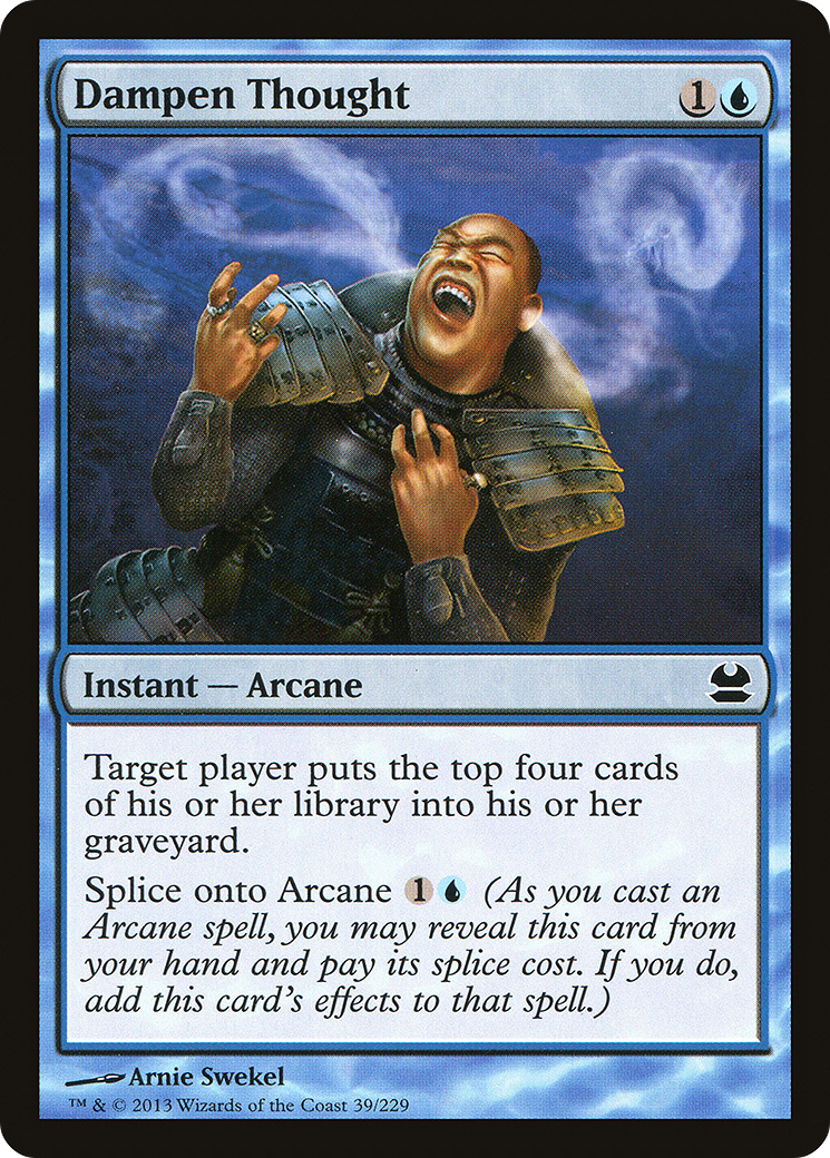 Dampen Thought [Modern Masters] MTG Single Magic: The Gathering