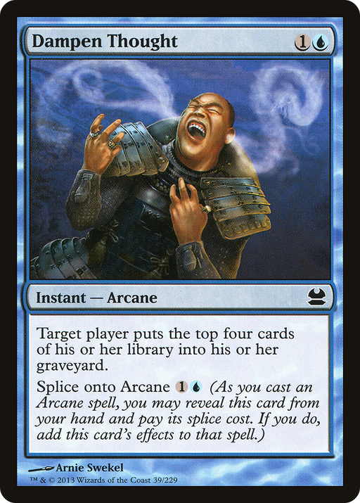 Dampen Thought (MMA-039) [Modern Masters] MTG Single Wizards of the Coast