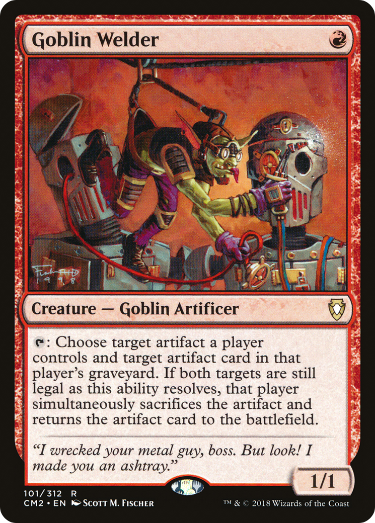 Goblin Welder (CM2-101) [Commander Anthology Volume II] MTG Single Wizards of the Coast