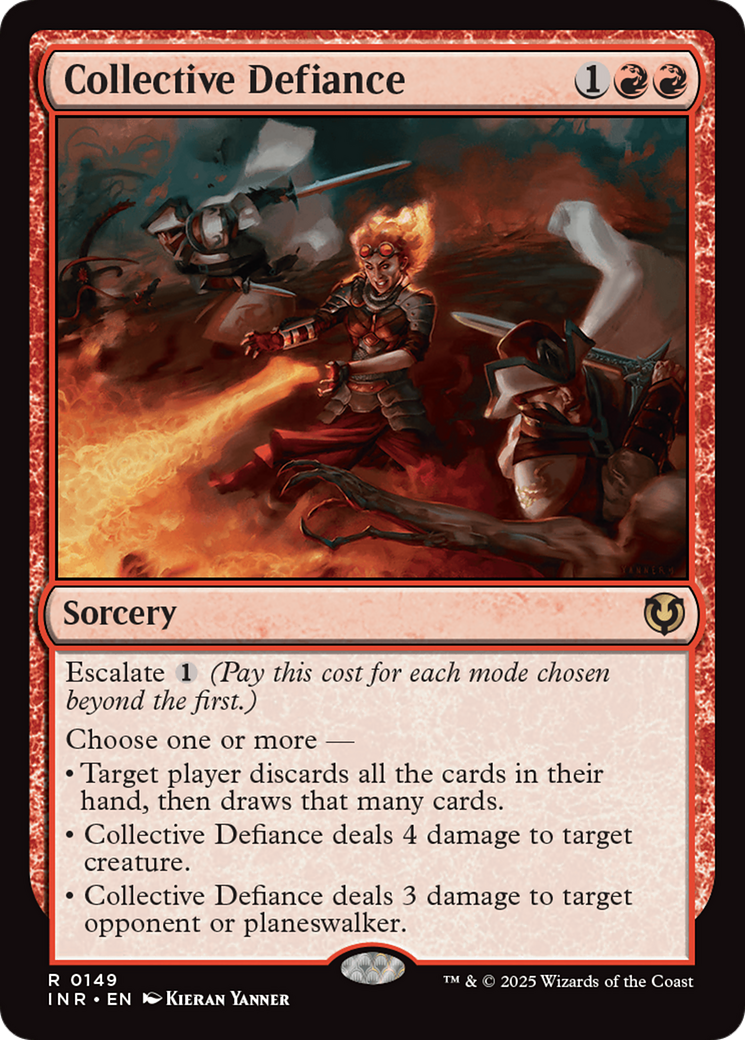 Collective Defiance (INR-149) [Innistrad Remastered] Foil MTG Single Wizards of the Coast