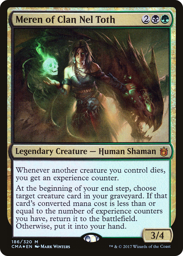 Meren of Clan Nel Toth (CMA-186) [Commander Anthology] Foil MTG Single Wizards of the Coast