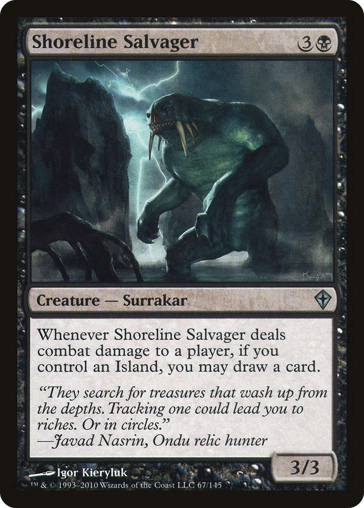 Shoreline Salvager (WWK-067) [Worldwake] Foil MTG Single Wizards of the Coast