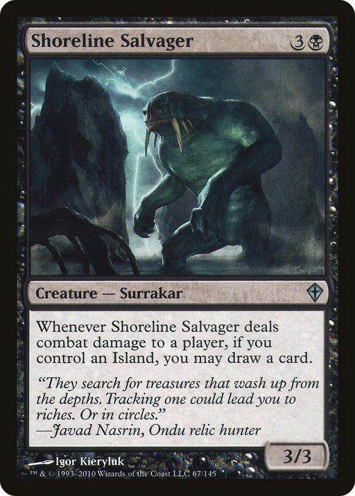 Shoreline Salvager (WWK-067) [Worldwake] Foil MTG Single Wizards of the Coast