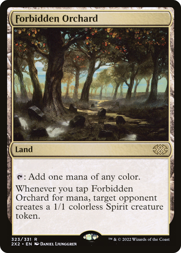 Forbidden Orchard (2X2-323) [Double Masters 2022] Foil MTG Single Wizards of the Coast