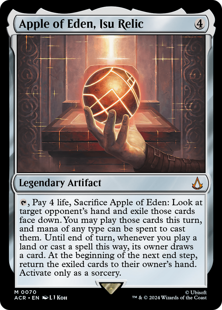 Apple of Eden, Isu Relic (ACR-070) [Assassin's Creed] Foil MTG Single Wizards of the Coast