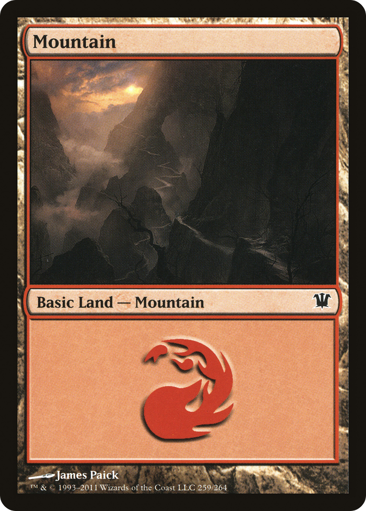 Mountain (259) (ISD-259) [Innistrad] MTG Single Wizards of the Coast