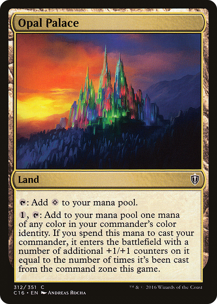 Opal Palace (C16-312) [Commander 2016] MTG Single Wizards of the Coast