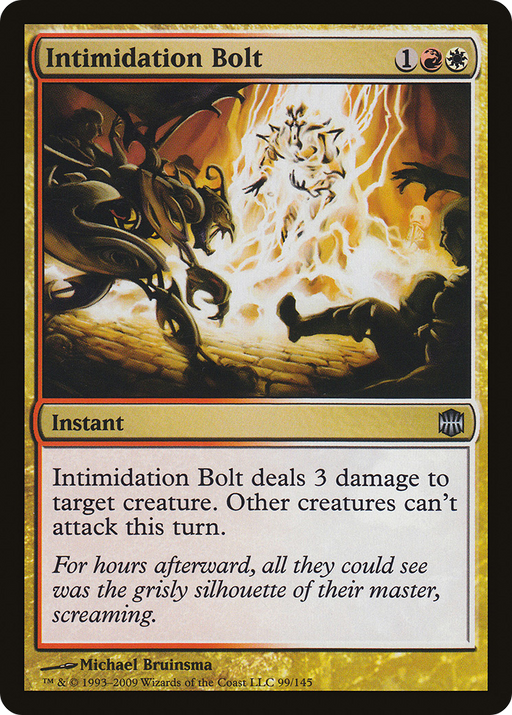 Intimidation Bolt (ARB-099) [Alara Reborn] MTG Single Wizards of the Coast