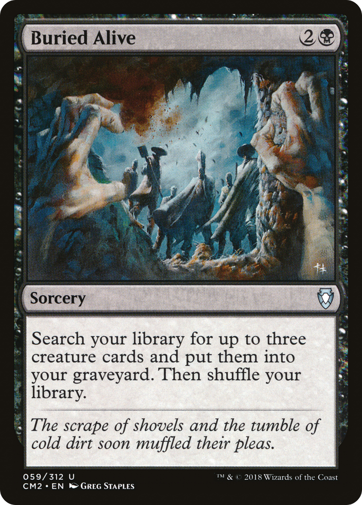 Buried Alive (CM2-059) [Commander Anthology Volume II] MTG Single Wizards of the Coast