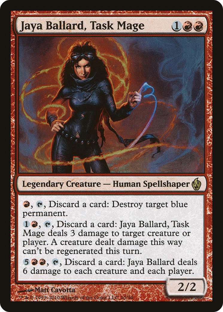 Jaya Ballard, Task Mage (PD2-010) [Misc] Premium Deck Series: Fire and Lightning Foil MTG Single Wizards of the Coast
