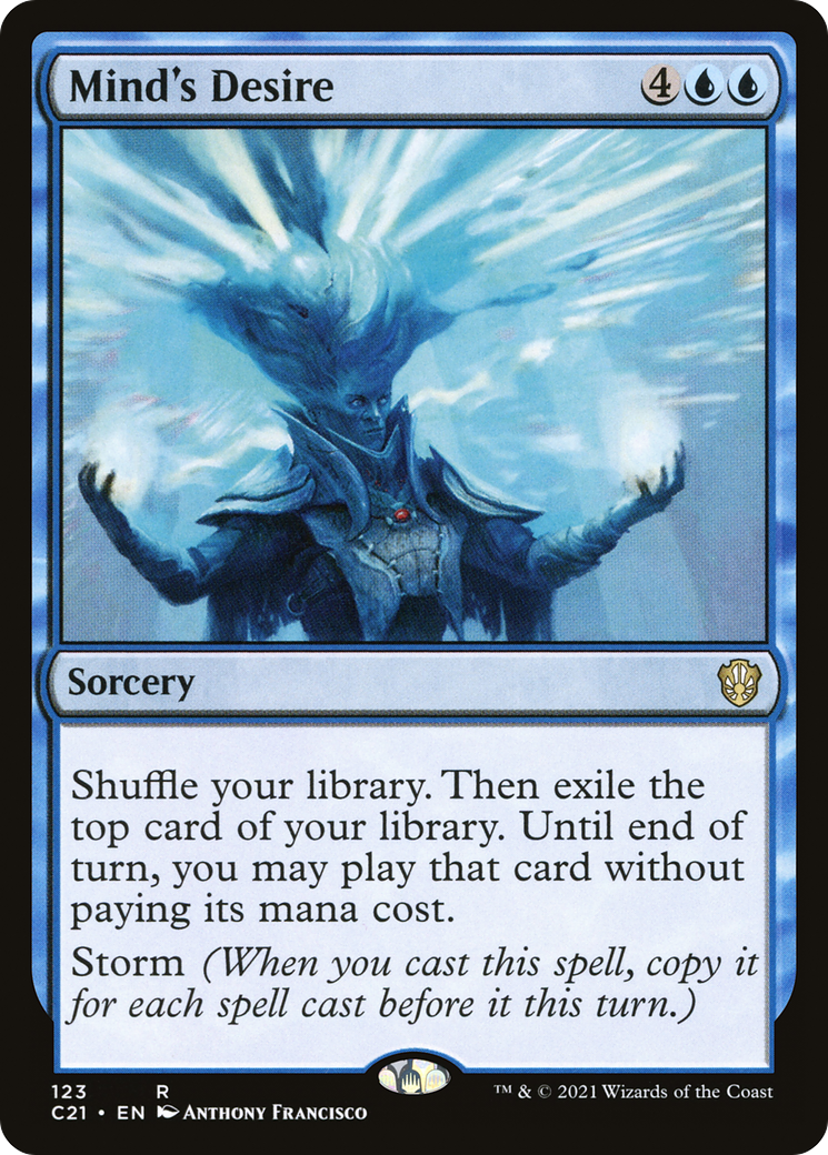 Mind's Desire (C21-123) [Commander 2021] MTG Single Wizards of the Coast