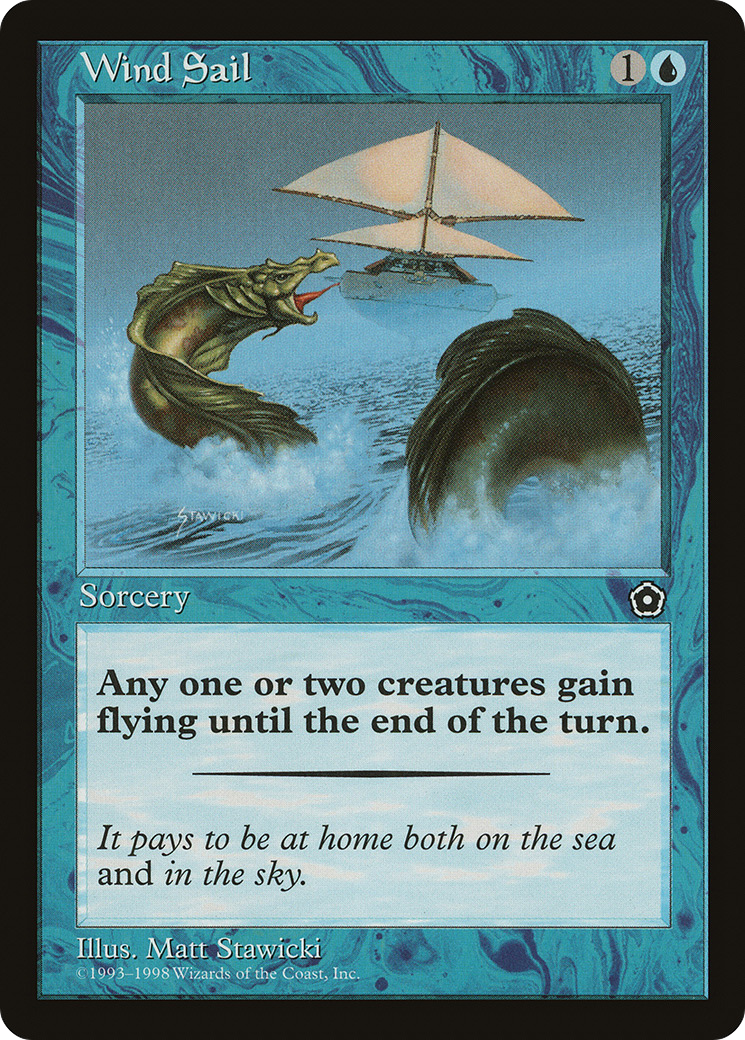 Wind Sail (P02-) [Misc] Portal Second Age MTG Single Wizards of the Coast