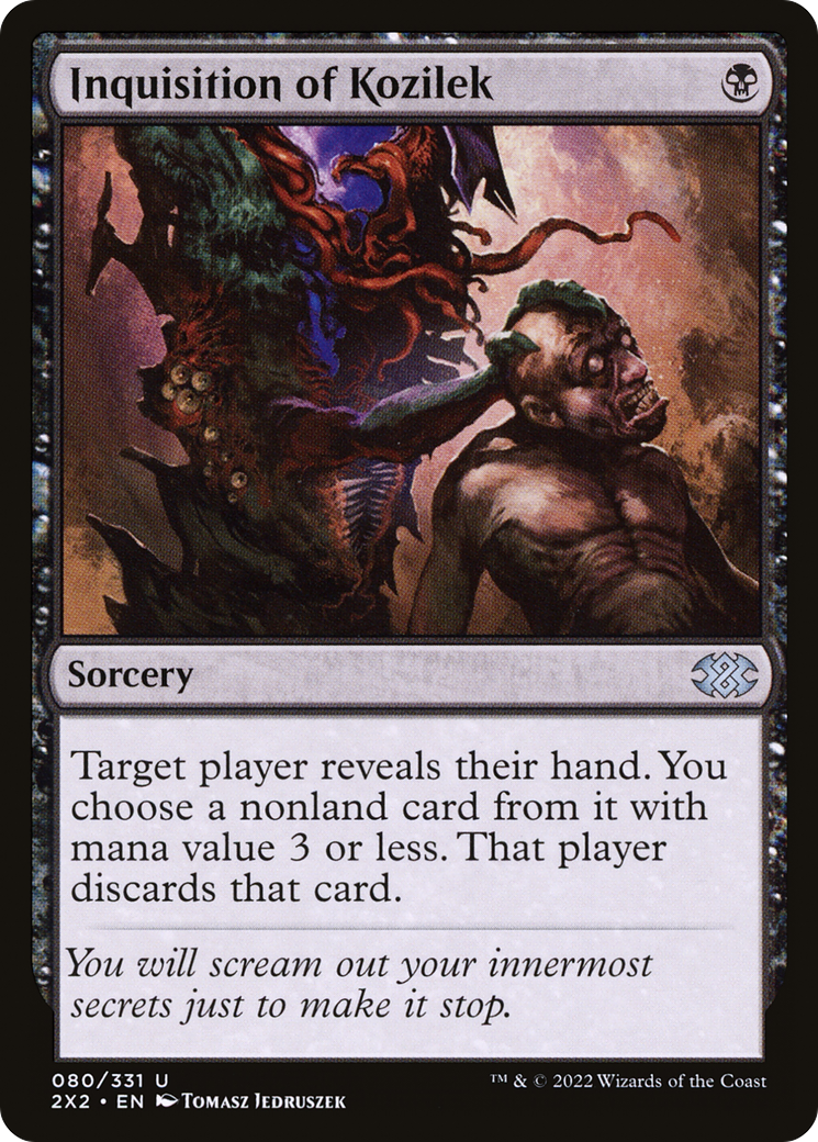 Inquisition of Kozilek (2X2-080) [Double Masters 2022] MTG Single Wizards of the Coast