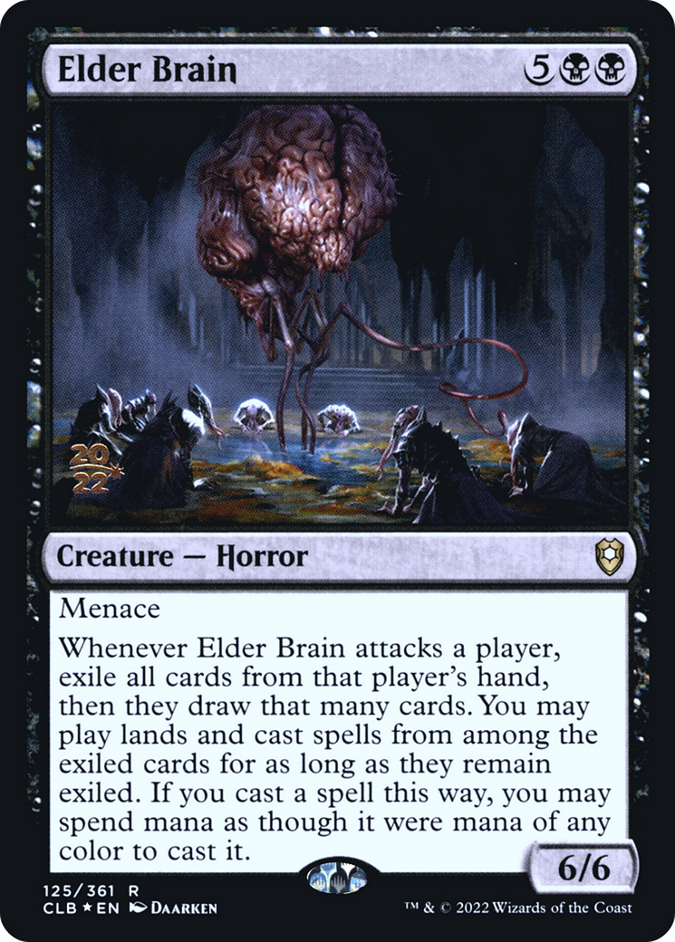 Elder Brain (PRE-125) [Battle for Baldur's Gate Promos] Foil MTG Single Wizards of the Coast