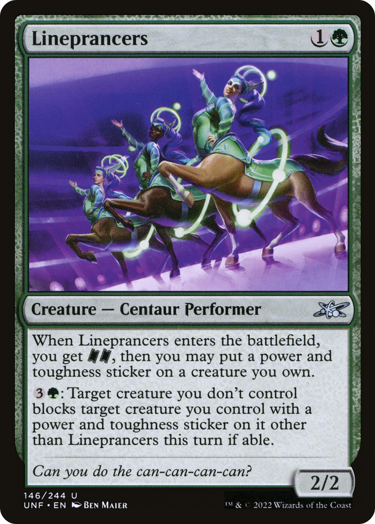 Lineprancers (UNF-146) [Unfinity] Foil MTG Single Wizards of the Coast