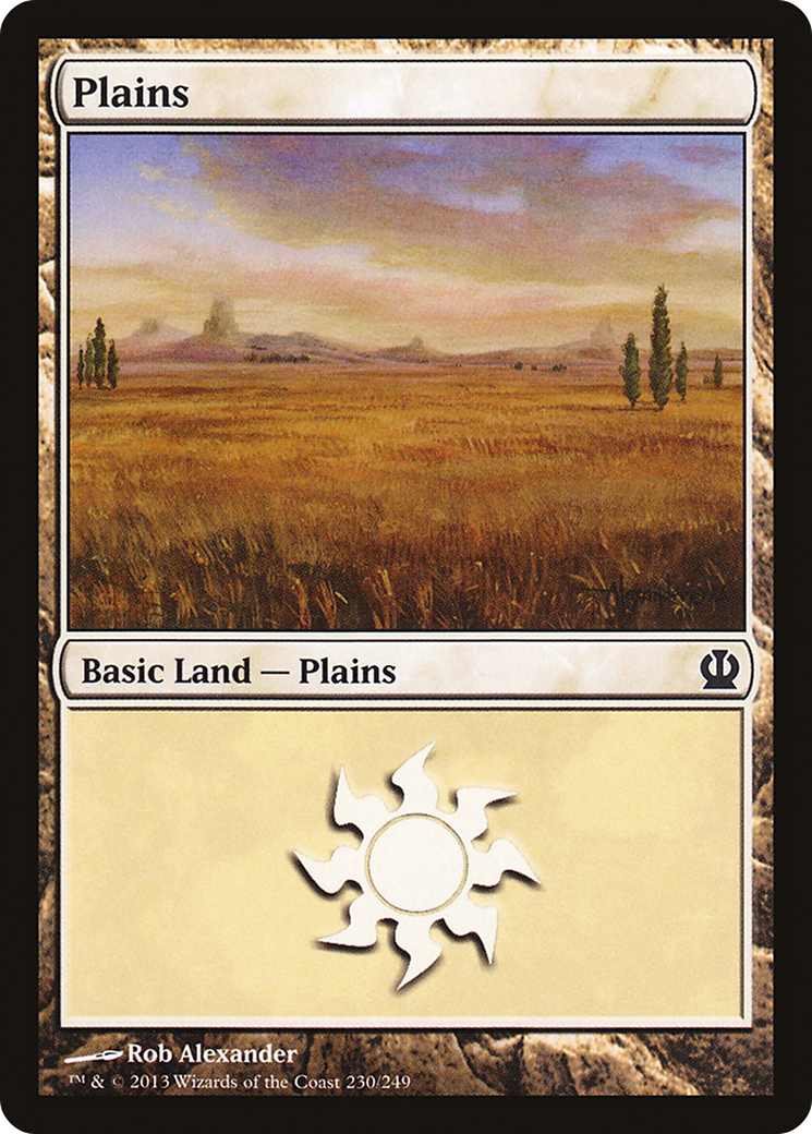 Plains (230) (THS-230) [Theros] MTG Single Wizards of the Coast