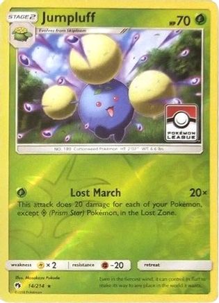 Jumpluff - 14/214 (Pokemon League) Reverse Holofoil [Promos: League & Championship Cards] Pokemon Single Pokémon