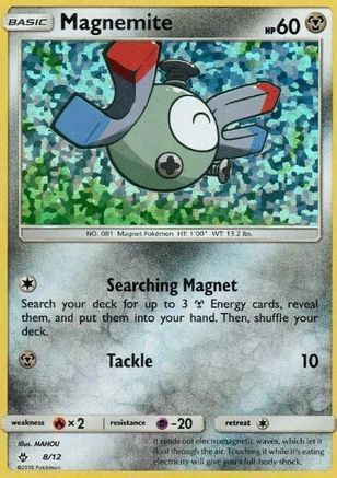 Magnemite - 8/12 (/12) Holofoil [Promos: McDonalds Promos 2018] Pokemon Single Pokémon