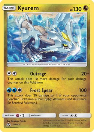 Kyurem - SM142 (/248) Holofoil [SM: Black Star Promos] Pokemon Single Pokémon