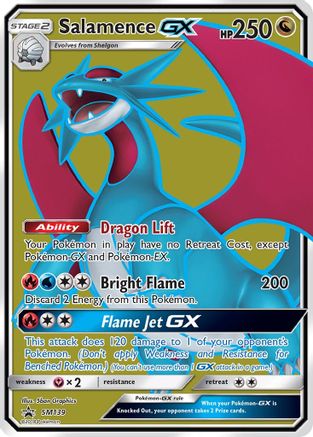 Salamence GX - SM139 (/248) Holofoil [SM: Black Star Promos] Pokemon Single Pokémon