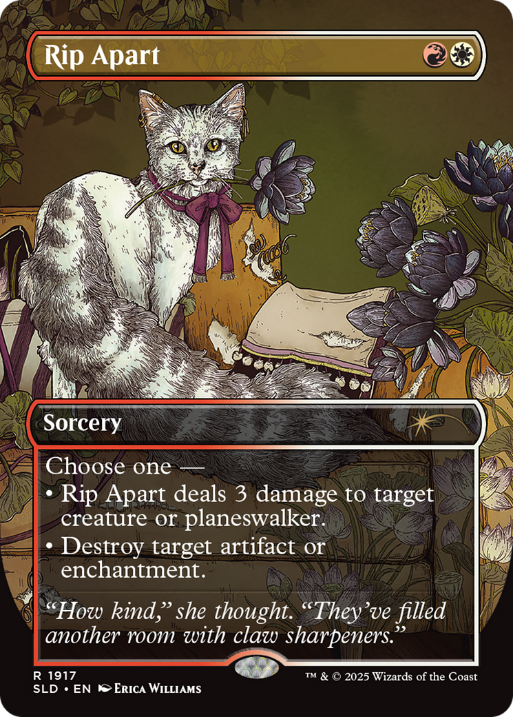 Rip Apart (SLD-1917) [Secret Lair] Drop (Borderless) MTG Single Wizards of the Coast