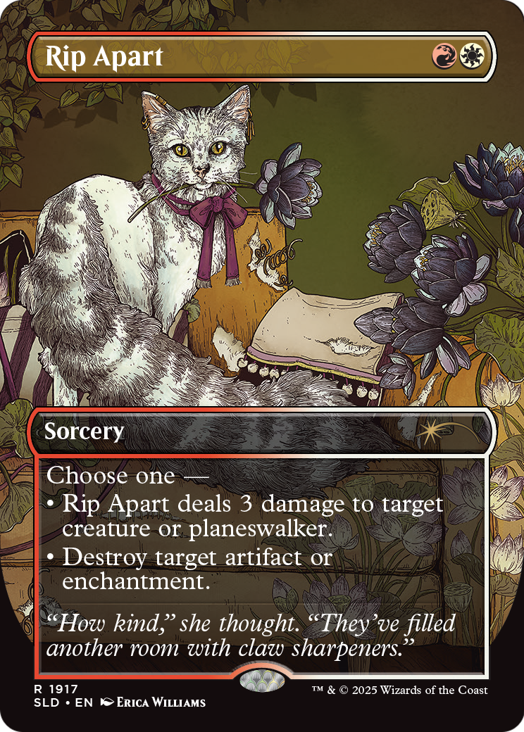 Rip Apart (1917) (SLD-1917) [Secret Lair] Drop (Borderless) Foil MTG Single Wizards of the Coast