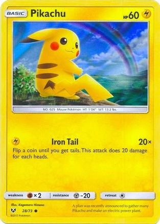 Pikachu - 28/73 (Water Web Holo) Holofoil [Misc: Cards & Products] Pokemon Single Pokémon