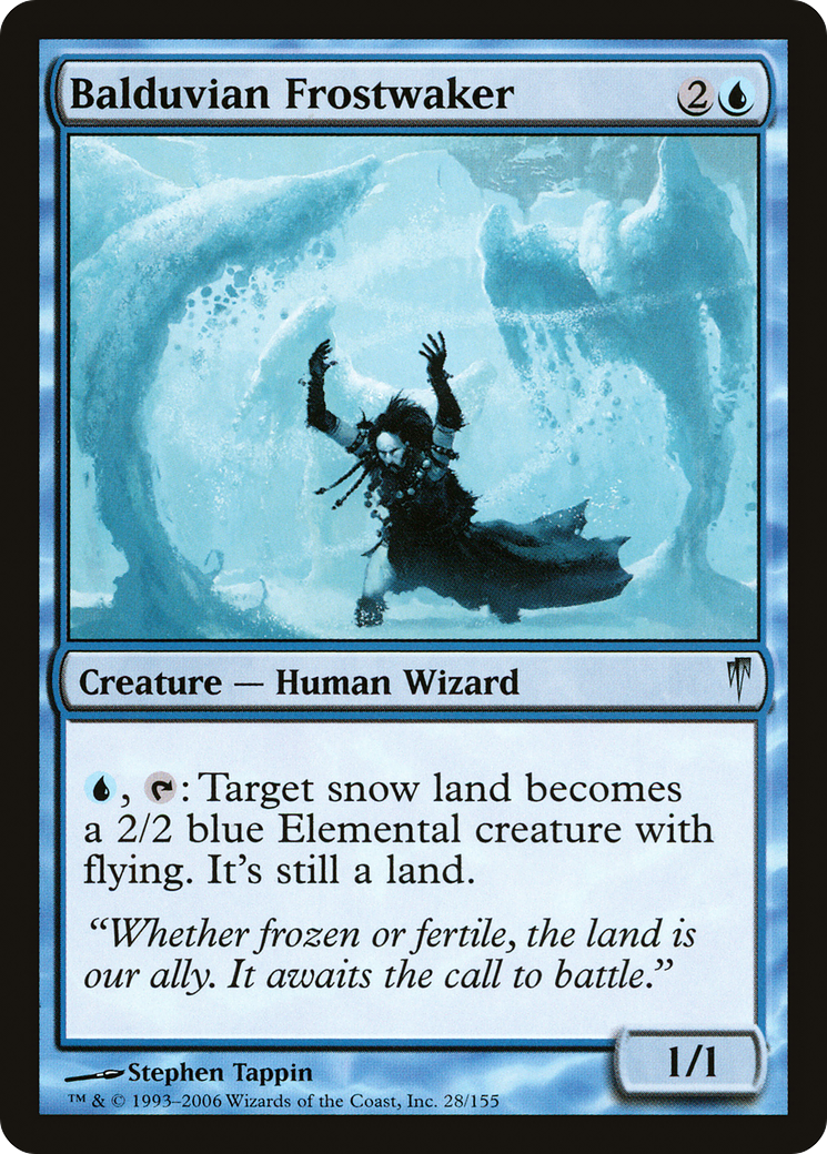 Balduvian Frostwaker (CSP-028) [Coldsnap] MTG Single Wizards of the Coast