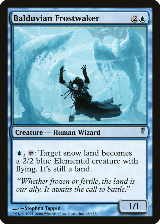 Balduvian Frostwaker (CSP-028) [Coldsnap] MTG Single Wizards of the Coast