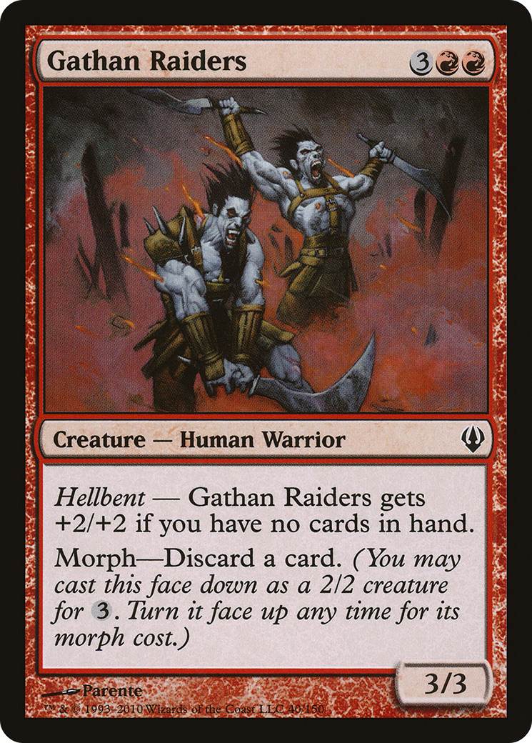 Gathan Raiders (ARC-040) [Misc] Archenemy MTG Single Wizards of the Coast