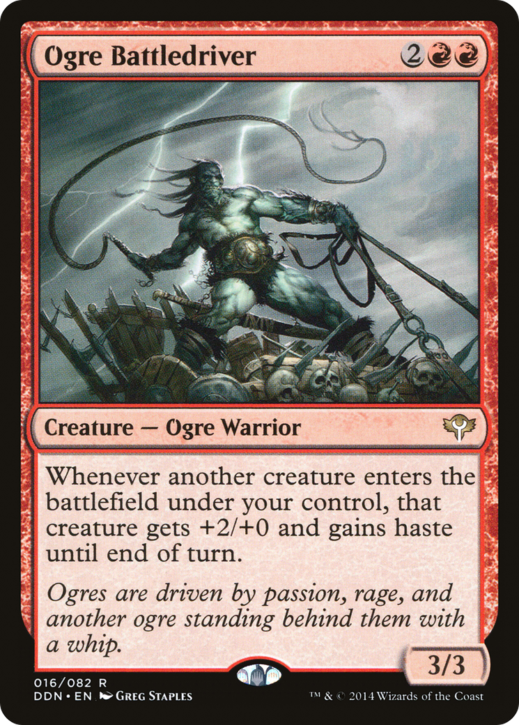 Ogre Battledriver [Duel Decks: Speed vs. Cunning] MTG Single Magic: The Gathering