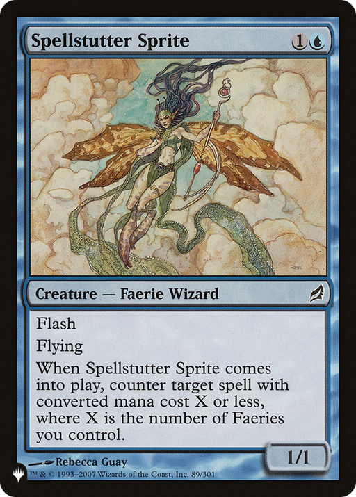 Spellstutter Sprite (LIST-89/301) [Mystery Booster] The List MTG Single Wizards of the Coast