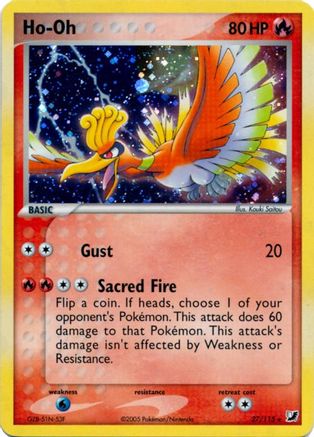 Ho-Oh 27/115 (Cosmos Holo) () Holofoil [Misc: Deck Exclusives] Pokemon Single Pokémon