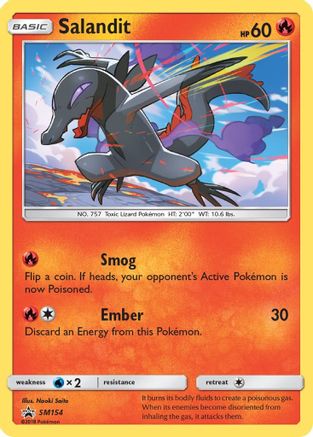 Salandit - SM154 (/248) Holofoil [SM: Black Star Promos] Pokemon Single Pokémon