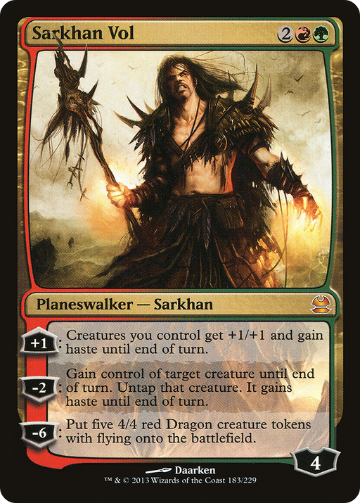 Sarkhan Vol (MMA-183) [Modern Masters] MTG Single Modern Masters