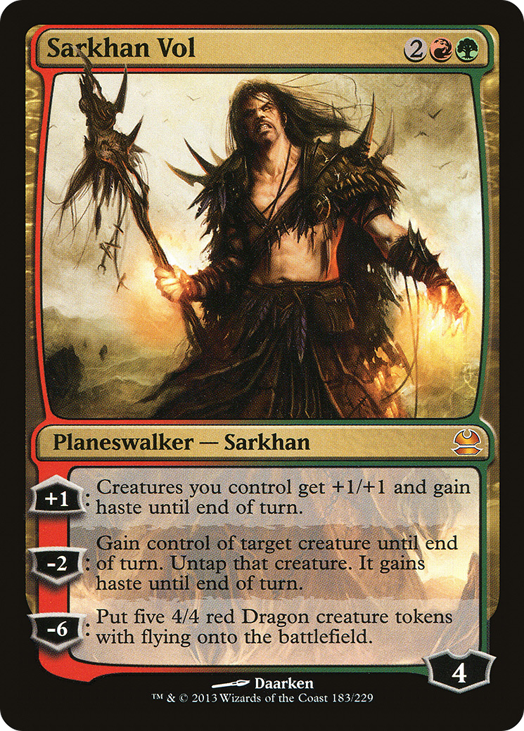 Sarkhan Vol (MMA-183) [Modern Masters] Foil MTG Single Modern Masters