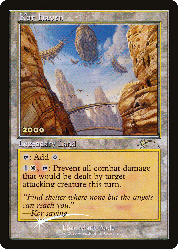 Kor Haven (30A-P-008) [Misc] 30th Anniversary Play Promos Foil MTG Single Wizards of the Coast