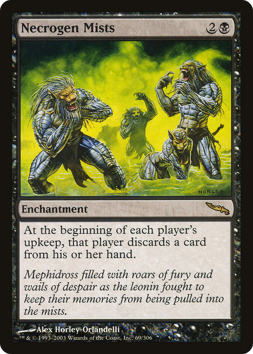 Necrogen Mists (MRD-069) [Mirrodin] MTG Single Wizards of the Coast