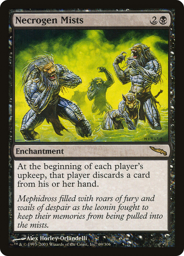 Necrogen Mists [Mirrodin] MTG Single Magic: The Gathering