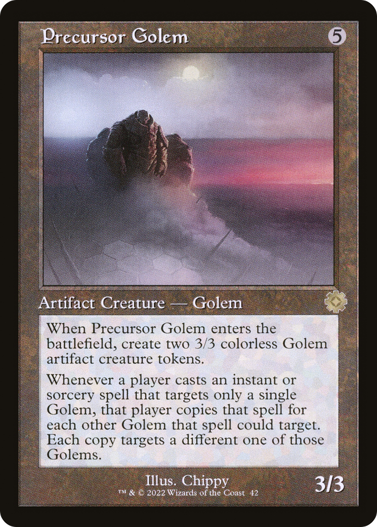 Precursor Golem (BRR-042) [The Brothers' War Retro Artifacts] MTG Single Wizards of the Coast